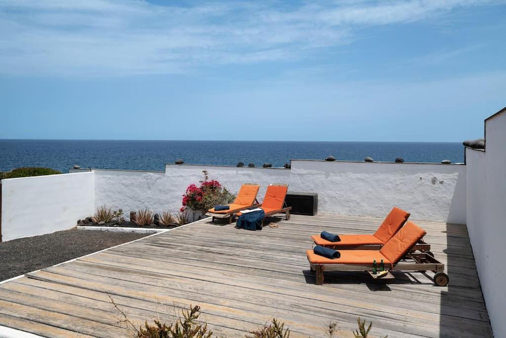 Playa Marina Ocean View Eco Bungalow Arrieta  Exterior foto